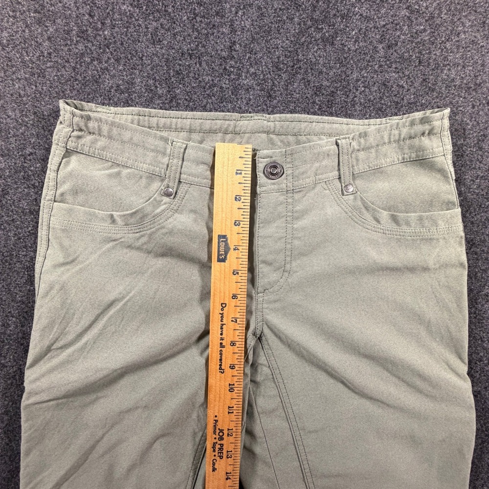 KUHL Splash Capri Pants Womens 6 Sage Green Hiking Outdoor Performance Cropped - Picture 10 of 16